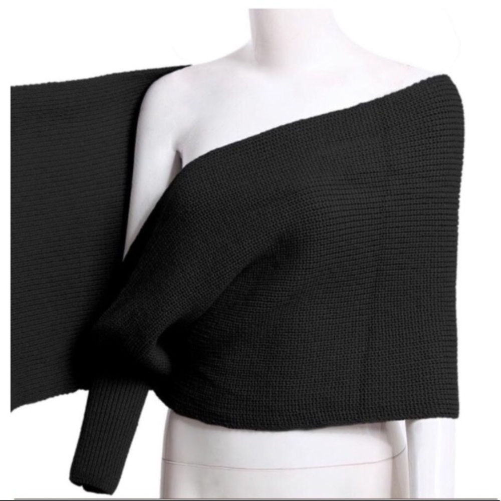 NEW! Wrap Sweater. Also, a Scarf With Sleeves - Picture 2 of 4